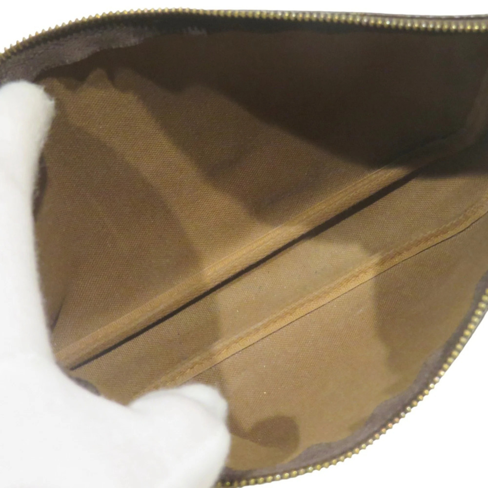 LOUIS VUITTON Brown Monogram Canvas Pochette Mini Bag - Picture 8 of 9